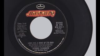 Donna Summer - Love has a mind of its own [original 7&quot;  mix]