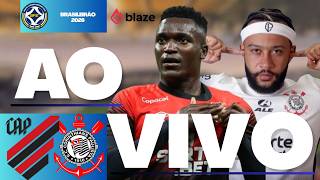 ATHLETICO-PR X CORINTHIANS AO VIVO AGORA 🔥| BRASILEIRÃO AO VIVO |  2ª RODADA AO VIVO 19/02  ⚽