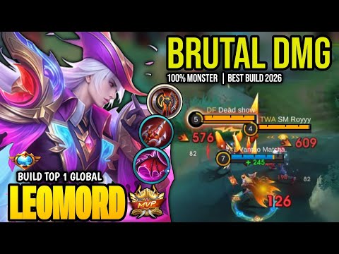 LEOMORD BEST BUILD 2026 | BUILD TOP 1 GLOBAL LEOMORD GAMEPLAY | MOBILE LEGENDS✓