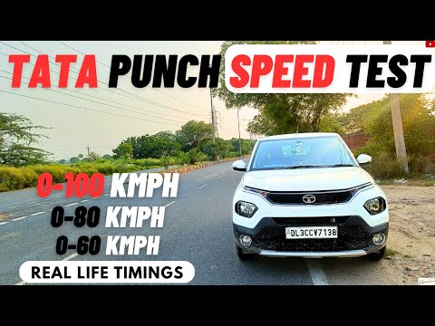 Tata Punch 👊 0 to 100 Kmph Acceleration test 🔥 | Wah.. Maan Gaye Tata😲 | Priyanshu Sharma
