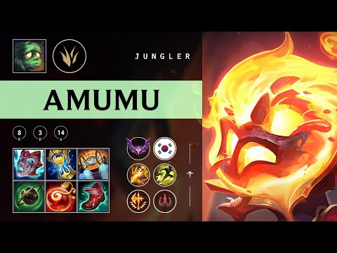 Amumu Jungle vs Lee Sin - KR Master Patch 25.23