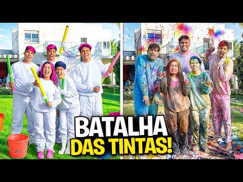 SOBREVIVA À BATALHA DAS TINTAS !!! *Quem sujar mais, leva prenda !