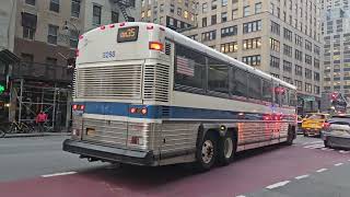 Both The Queens Bound QM35 Express Bus and The Nassau County Bound QM36 Express Bus 