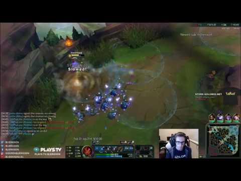 Bjergsen experiencing weird visual bug