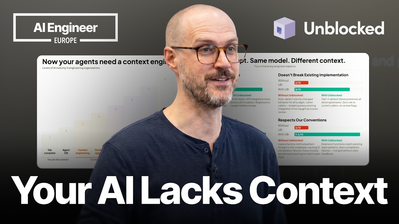 Stop Babysitting AI Agents: Build a Context Engine - AI Engineer