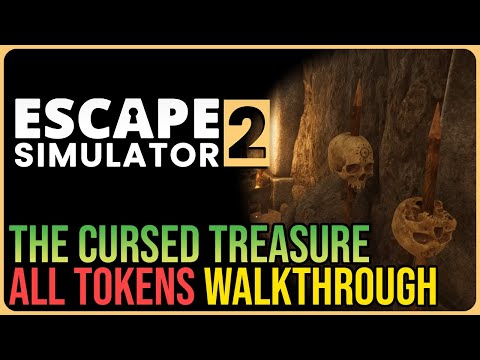 Escape Simulator 2 – 100% Walkthrough All Tokens – The Cursed Treasure