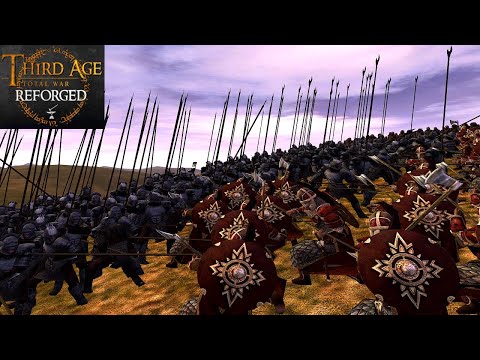 ISENGARDS INVASION OF THE RIDDERMARK (Battle Replay) - Third Age: Total War (Reforged)