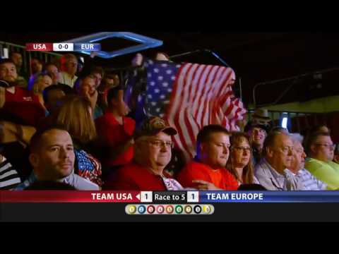 Skyler Woodward vs Karl Boyes | Match 9 | Mosconi Cup 2015 9-ball