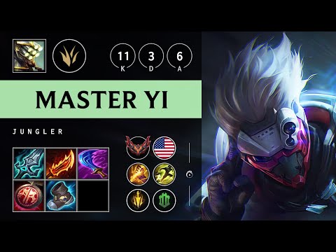Master Yi Jungle vs Lee Sin - NA Grandmaster Patch 25.18