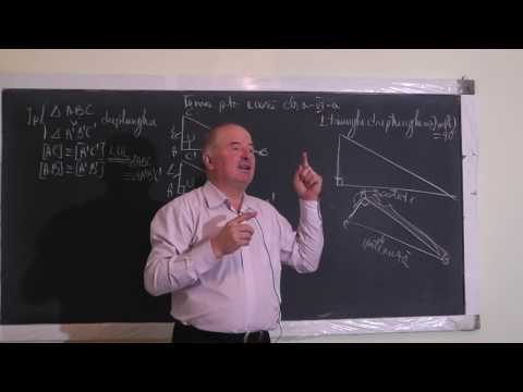 Lectia 1300 - Congruenta triunghiurilor Cazuri de congruenta - Geometrie plana - Clasa 6