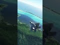 F 22 Raptor Uturn At Bora Bora MSFS2020