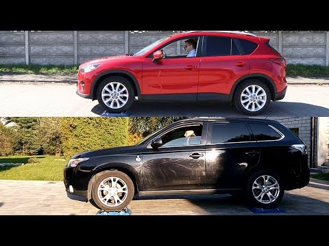 SLIP TEST - Mazda CX-5 AWD vs Mitsubishi Outlander AWC - @4x4.tests.on.rollers