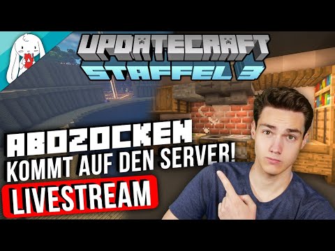 MINECARFT ABOZOCKEN UPDAECRAFT Staffel 3 LIVE - Minecraft Livestream Gameplay Deutsch / German