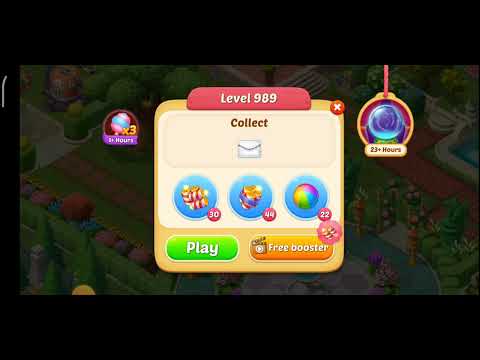 Matchington Mansion Level 989 - My No Booster Level / iOS/ Android