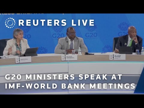 LIVE: G20 ministers speak at IMF-World Bank Spring Meetings
