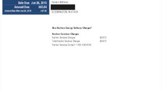 Hidden Vectren Utility Bill Service Charges