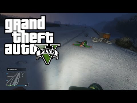 GTA 5 : Funny Christmas road trip in the snow! New level of awful drivers