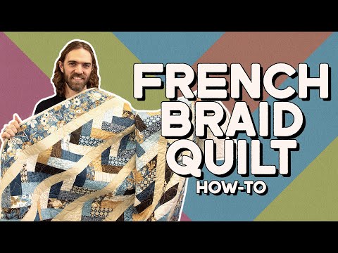 EASY French Braid Quilt! | FREE Jelly Roll Pattern