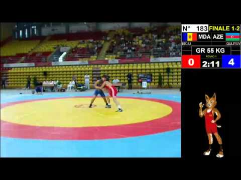 Final EJWC Skopje 2013 GR 55kg 03.07.13 1th and 2th place