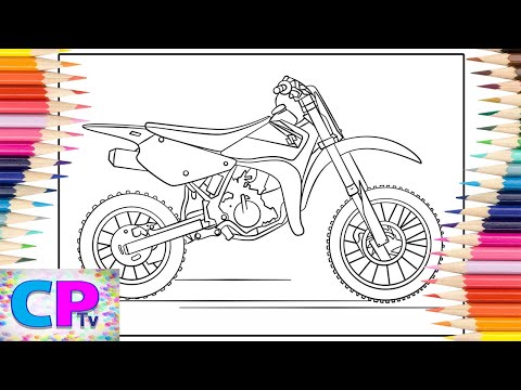 Coloring Pages Printable Dirt Bikes