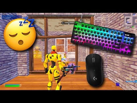 SteelSeries Apex Pro TKL ASMR 😴 Tilted Zone Wars Gameplay 🏆 Satisfying Keyboard Fortnite 240 FPS 4K