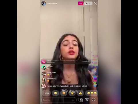 Malu Trevejo talking about Bhad Bhabie pulling up on her