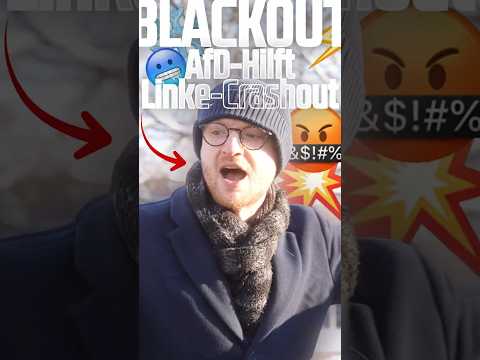 Blackout: The Berlin AfD provides on-site assistance, and the Left Party goes berserk.