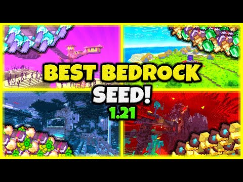BEST SEED EVER!! In Minecraft Bedrock 1.21!