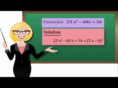 Factoring the perfect square trinomial - الرياضيات لغات - الصف الثاني الإعدادي - الترم الثاني - نفهم