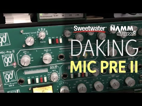 Daking Audio Mic-Pre II at Winter NAMM 2018