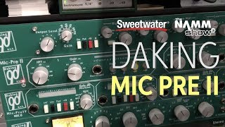 Video thumbnail for Daking Audio Mic-Pre II at Winter NAMM 2018 by Sweetwater