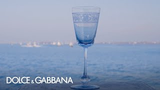 Dolce & Gabbana #DGFattoAMano: Blu Mediterraneo Murano Glasses