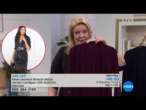 HSN | Nina Leonard Fashions Premiere 10.26.2018 - 02 AM