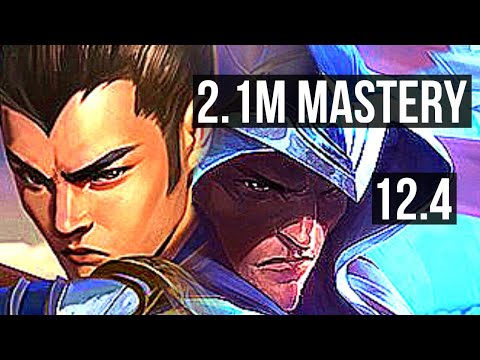 XIN ZHAO vs TALON (JNG) | 12/1/3, 2.1M mastery, Legendary, 400+ games | BR Master | 12.4