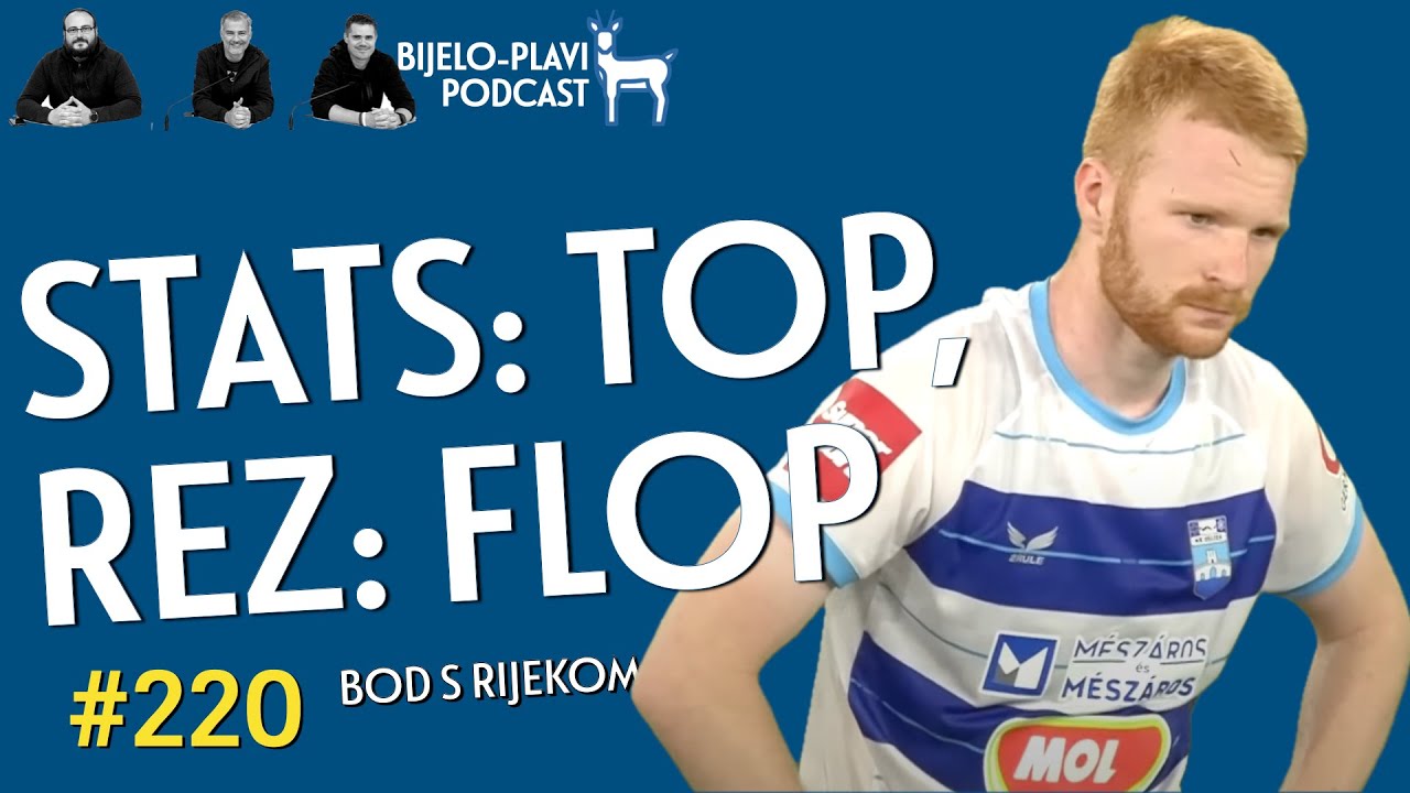 Bijelo-plavi podcast 220: Statistika top, rezultat flop