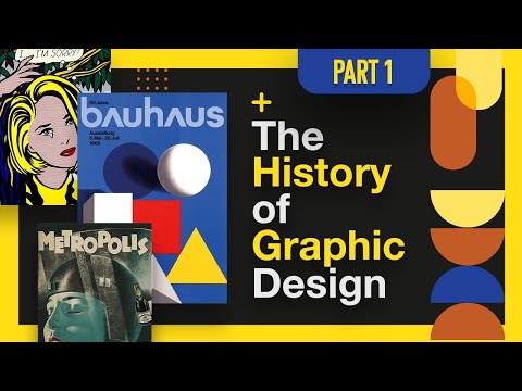 The History of Graphic Design Styles - Part 1 - Bauhaus and Art Nouveau
