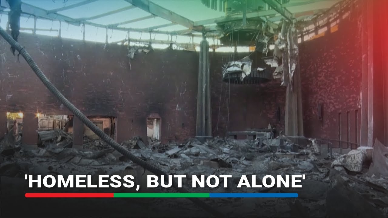 Pacific Palisades parishioners whose church burned in LA wildfires attend Mass nearby