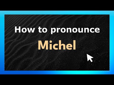How to Pronounce Michel (French Pronunciation / France) | Pronounce Names