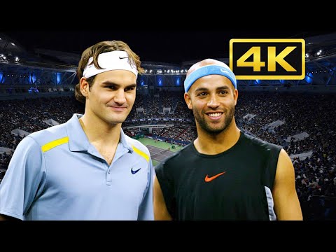 Roger Federer vs James Blake - Masters Cup Final 2006 | 4K Highlights