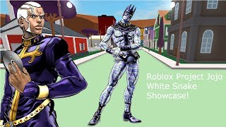 Roblox Project Jojo White Snake Showcase Free Video Search Site - roblox project jojo white snake showcase