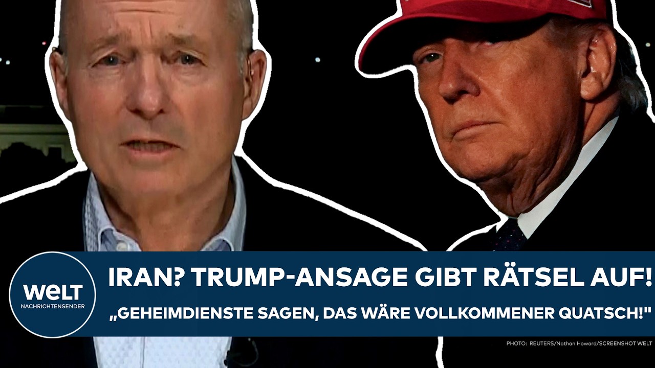 IRAN: Trump-Ansage gibt Rätsel auf! "Das fragt man sich in der amerikanischen Öffentlichkeit auch!"