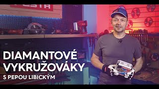 Korunka vykružovací diamantová, 10mm/M14 FESTA INDUSTRY