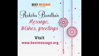 Happy Raksha Bandhan Wishes - Rakhi Messages for Brother/Sister - Greetings, Whatsapp Status