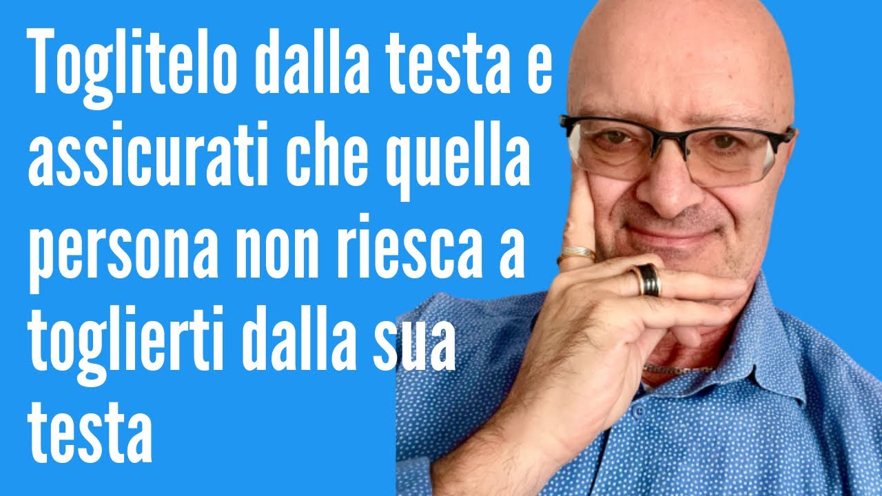 Watch Now Toglitelo dalla testa e assicurati che quella persona non riesca a toglierti dalla sua testa Toglitelo dalla testa e assicurati che quella persona non riesca a toglierti dalla sua testa