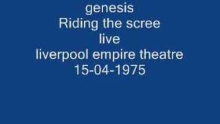 genesis- riding the scree (live)