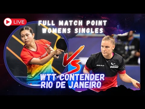 NICE MATCH POINT ‼️ HITOMI SATO VS MORET RACHEL | WTT CONTENDER RIO DE JANEIRO