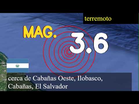 😱🚨  Terremoto cerca de Cabanas Oeste, Ilobasco, Cabañas, El Salvador actualizaciones en vivo hoy: Te