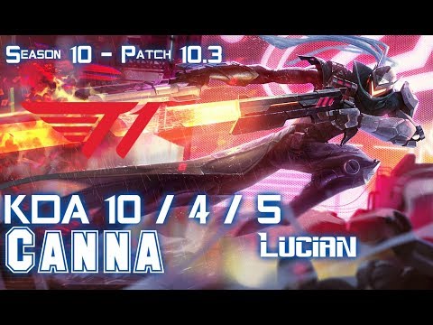 T1 Canna LUCIAN vs VLADIMIR Top - Patch 10.3 KR Ranked