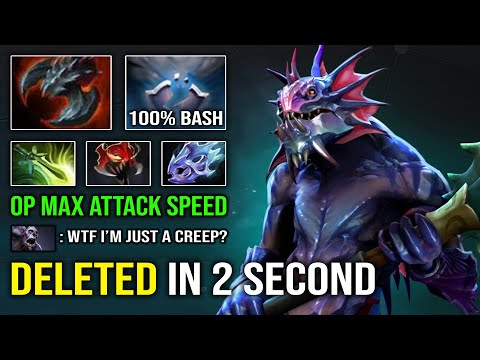 WTF Delete Anyone in 2 Seconds Moon Shard Butterfly Slardar 100% Perma Stun EZ Offlane Dota 2