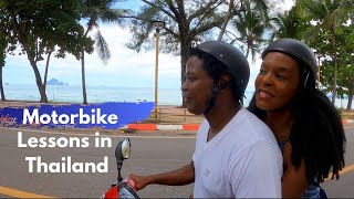 Motorbike Lessons in Thailand:  The Mistakes We Made Driving on the Left for the First Time